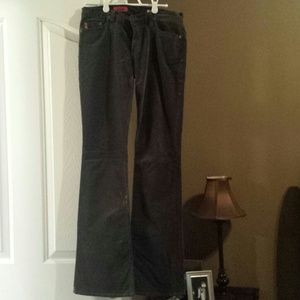 AG Adriana Goldschmied velvet-y bootcut pants