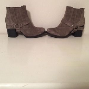 ❗️Reduced ❗️Nasty Gal harness suede booties