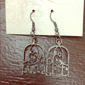 Birdcage earrings