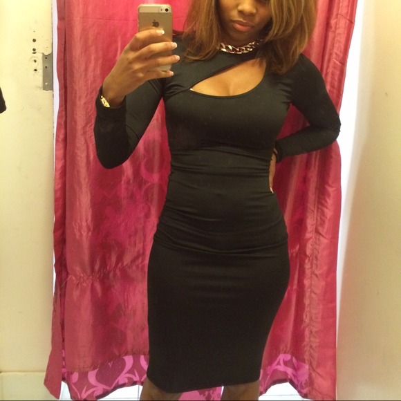Sexy black dress