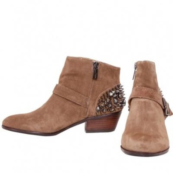 SOLD Sam Edelman Suede Pax Studded Ankle Boots