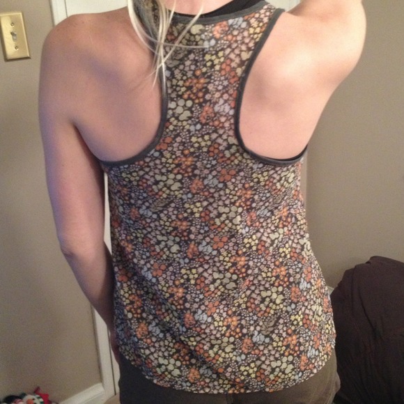 Racer back, floral. what what - Picture 2 of 2