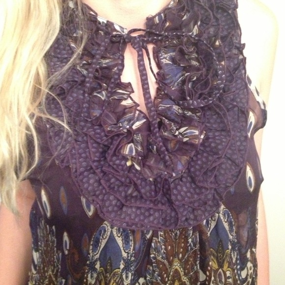 Funky sheer top. - Picture 2 of 2