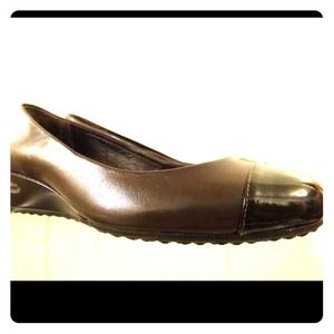 Cole Haan Air Bria Patent CapToe Wedge Sz 6.5 $168