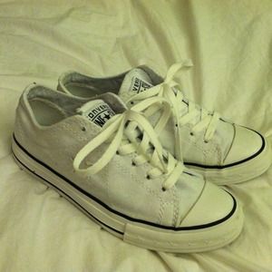 White Converse one star sneakers