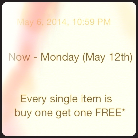 Sale! Sale! Sale! BOGO!