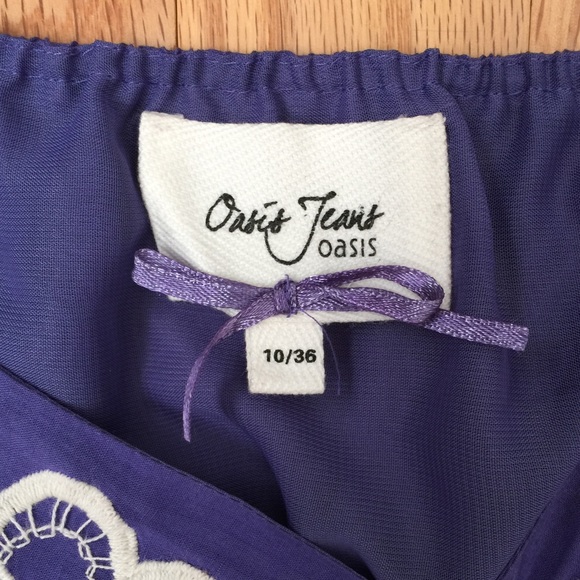 Purple Oasis Embroidered Sundress - Picture 3 of 3