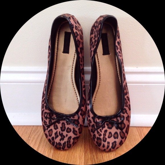 American Eagle Shoes - American Eagle Leopard Print Ballet Flats
