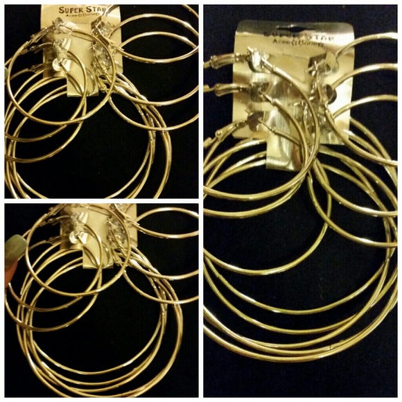 Silver earing/bracelet set