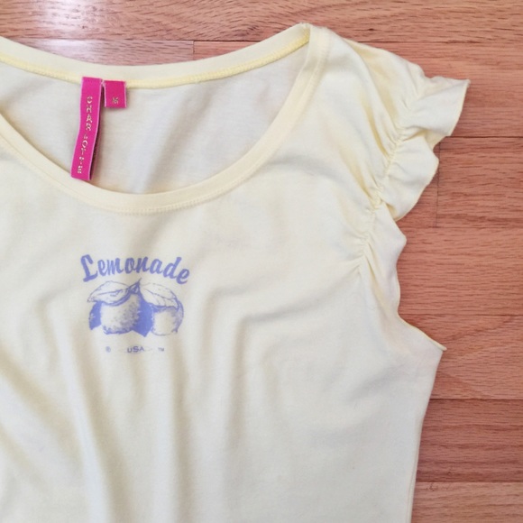 Yellow "Lemonade" Tee - Picture 2 of 4