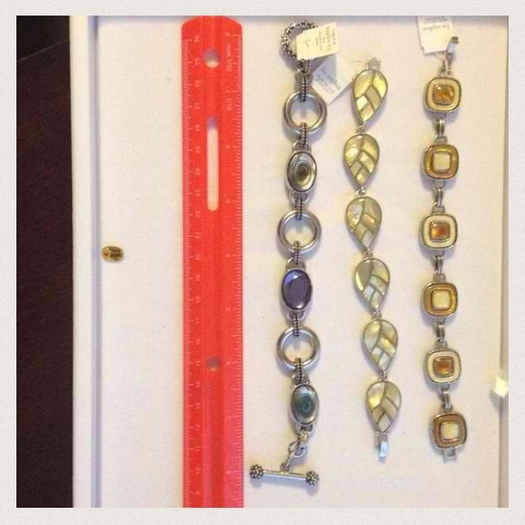 3 Lia Sophia Bracelet Bundle