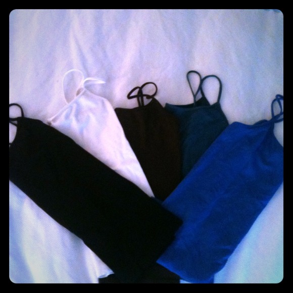 Five Sugarlips USA classic seamless tanks