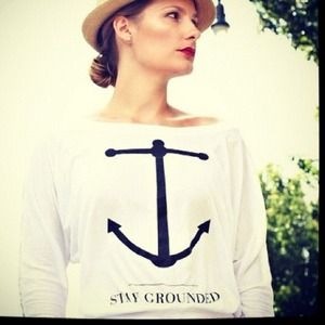 Stay Grounded dolman sleeve top