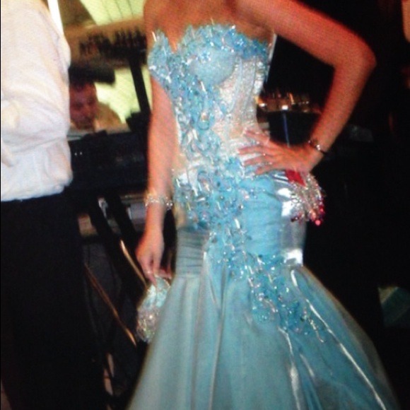 Couture evening gown (pageant)