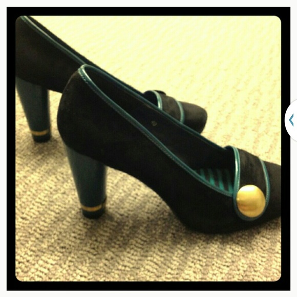 Black Thom brown pumps