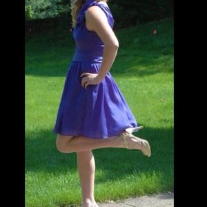 The Limited Purple One Shoulder Dress size 4