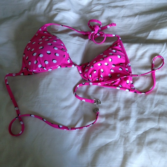 Pink reversible bathing suit
