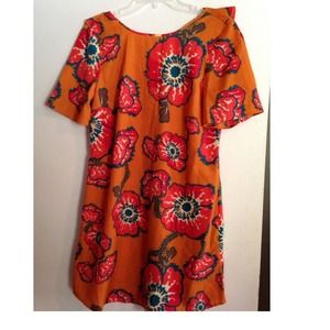 🌟reserved🌟 Floral satin tunic dress