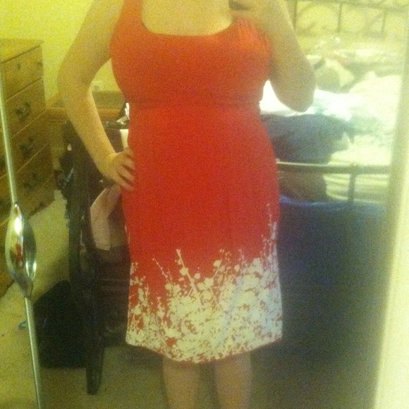 Eva Franco Red and white dress