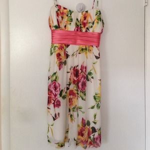Beautiful summer flower dress