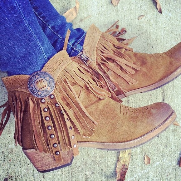 sam edelman sidney fringe ankle boot
