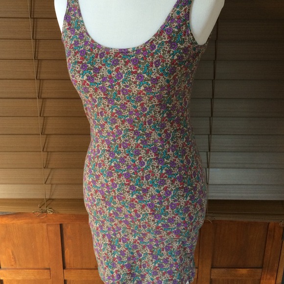 Bodycon floral dress