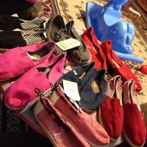 BRAND NEW TOMS, various size/prices.