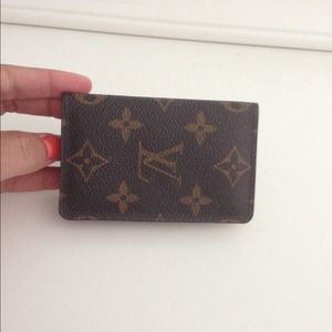 Authentic Louis Vuitton card case. No trades