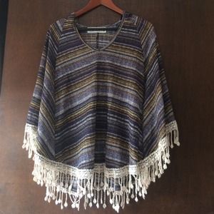 Vintage Havana lightweight poncho