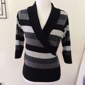 Faux Wrap Sweater