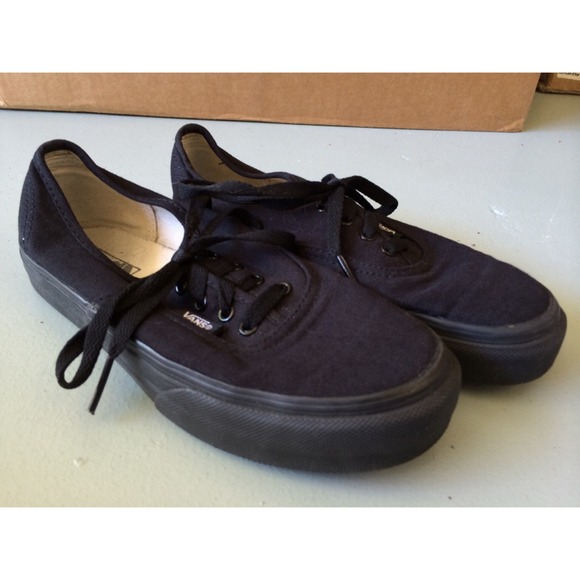 All Black Vans