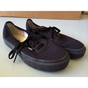 All Black Vans