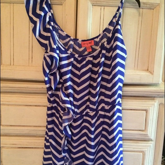Chevron Knee Length Summer Dress 👗