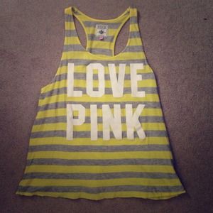 SOLDVictorias Secret Pink racerback top!