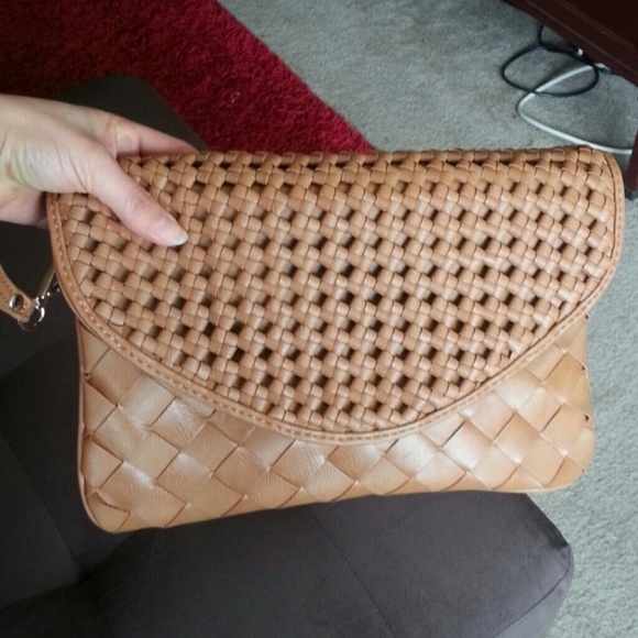 Beautiful tan clutch