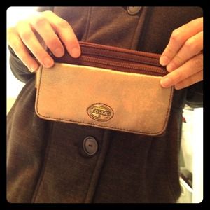Fossil Wallet in great Pewter Metallic color