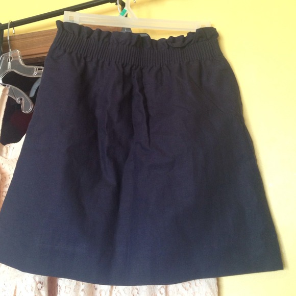 Jcrew linen-cotton mini skirt {factory}