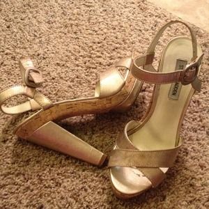 70s style platform heels