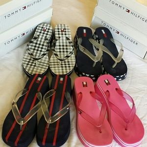 Tommy Hilfiger platform sandals - size 7