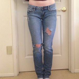 Bullhead super skinny light wash jeans