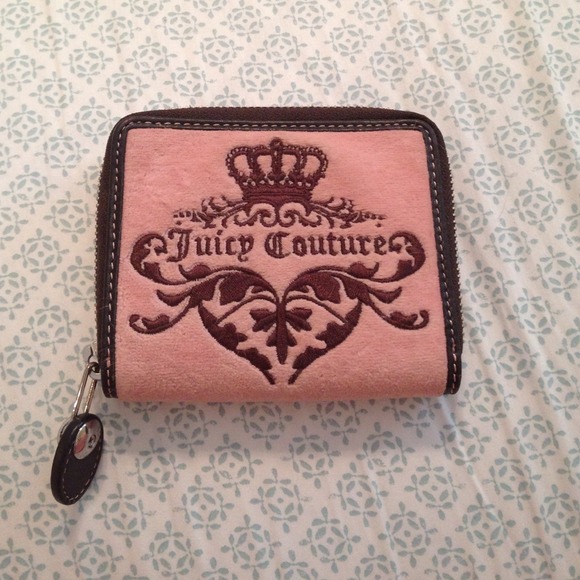 Pink and brown Juicy Couture wallet