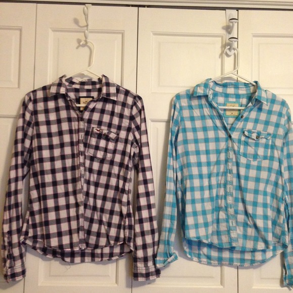 Plaid button downs - Picture 3 of 4