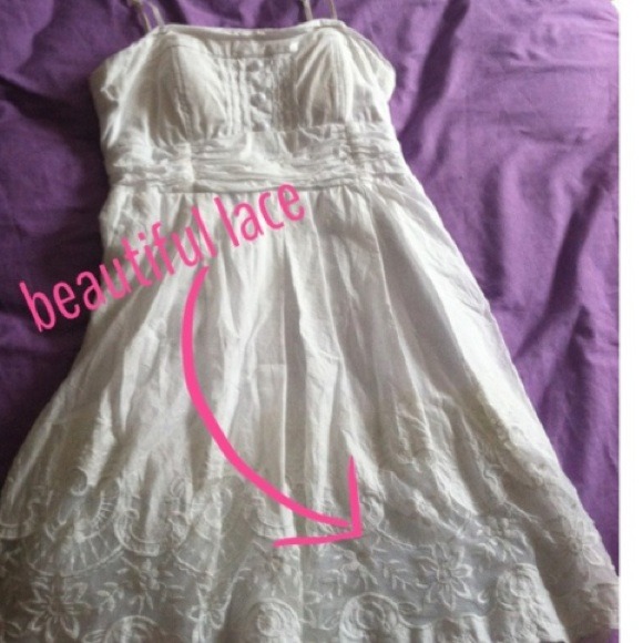 ** Vintage style lace dress.