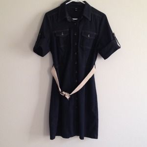 Dark Denim mini dress