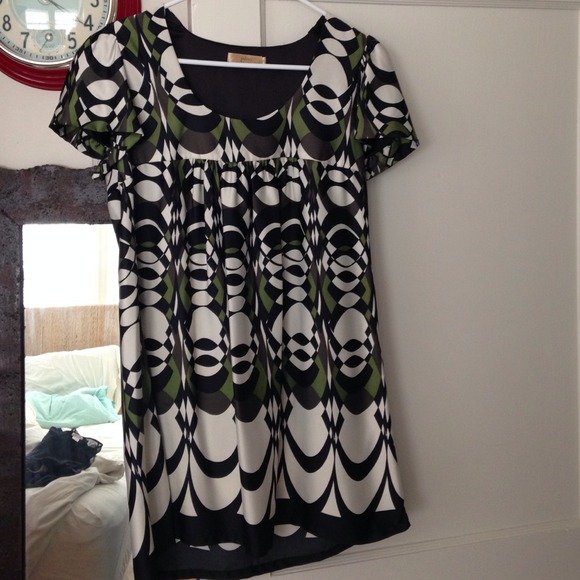 Silk long flowy top