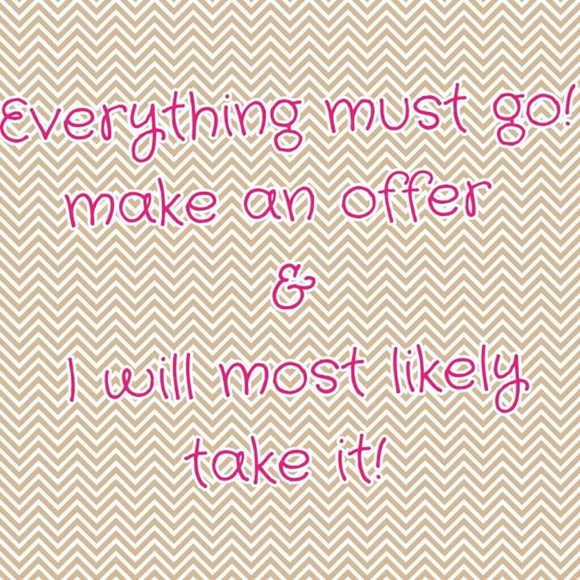 Everything must go