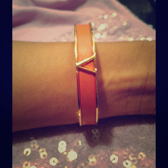 Vince Camuto orange/gold with leather.....TRADE