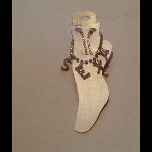 (RESERVED) Cute Crystal Sexy Ankle Bracelet