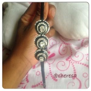 Rhinestone encrusted headband from Little Black Ba