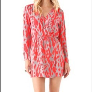 Patterned Long Sleeved Parker Dress